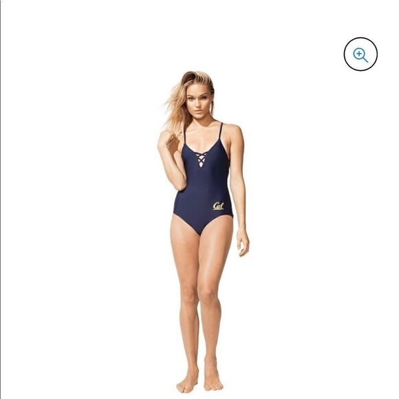 Nuyu Crisscross One Piece Swimsuit Size S NWT - Picture 3 of 7